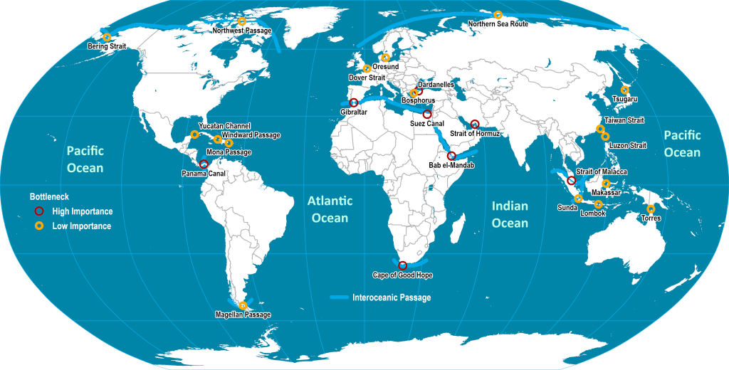 The Geographical Space of Maritime Transportation | The Geography of Transport Systems