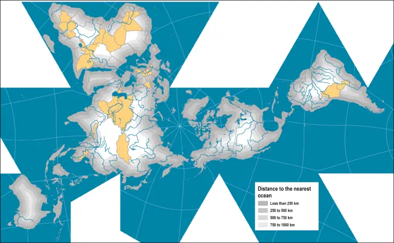 Map Landlocked Countries