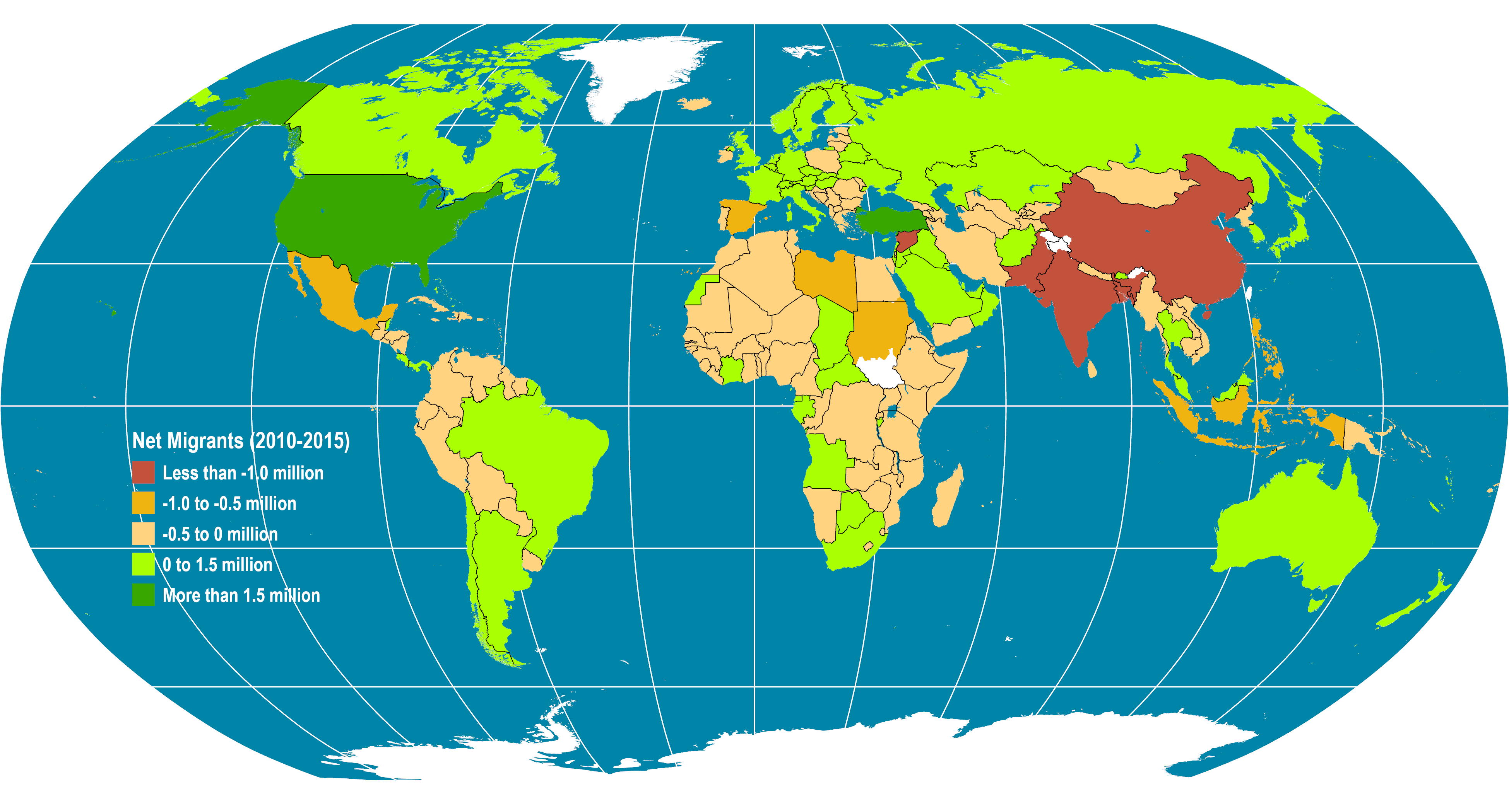 international migration map