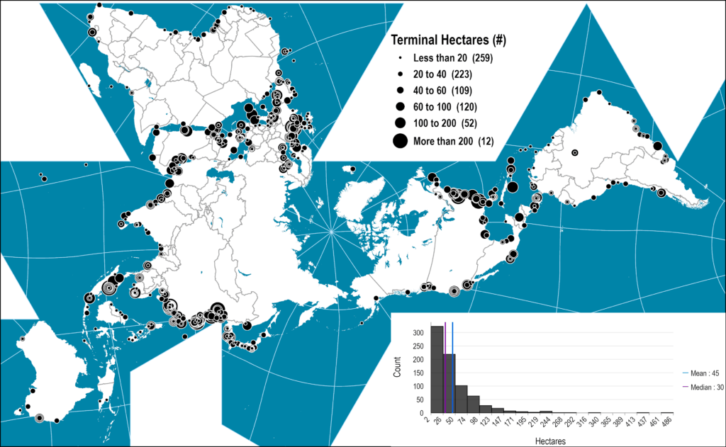 Container Terminals of the World's Major Port Holdings, 2019 | The Geography of Transport Systems