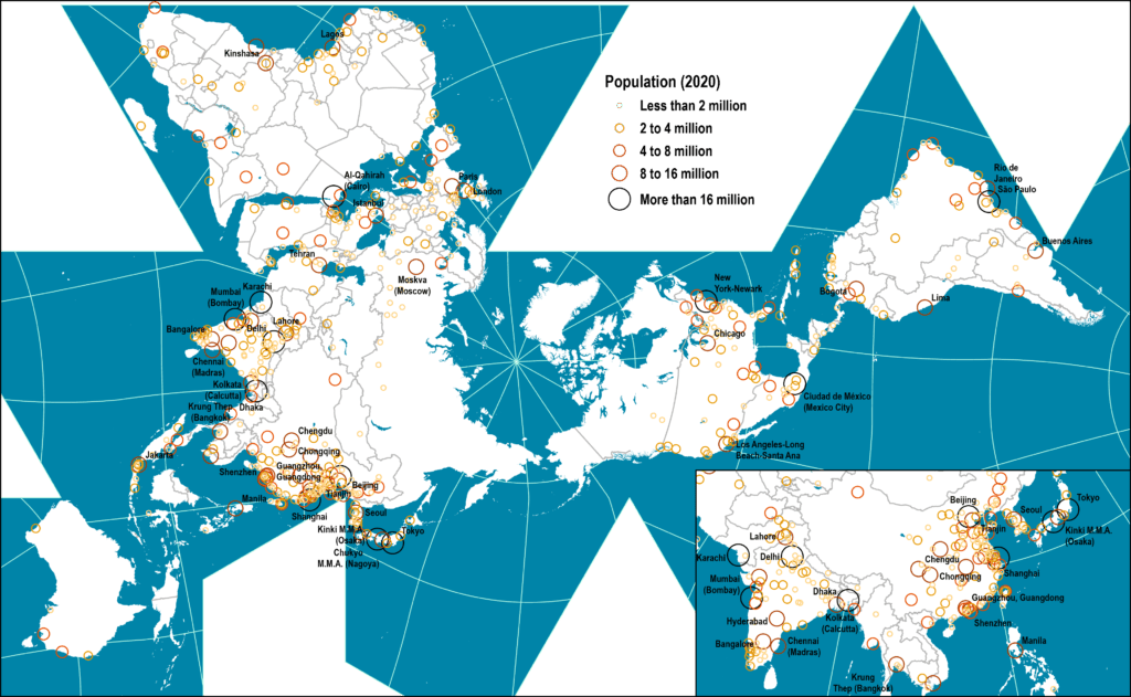 World's Largest Cities, 2020 | The Geography of Transport Systems