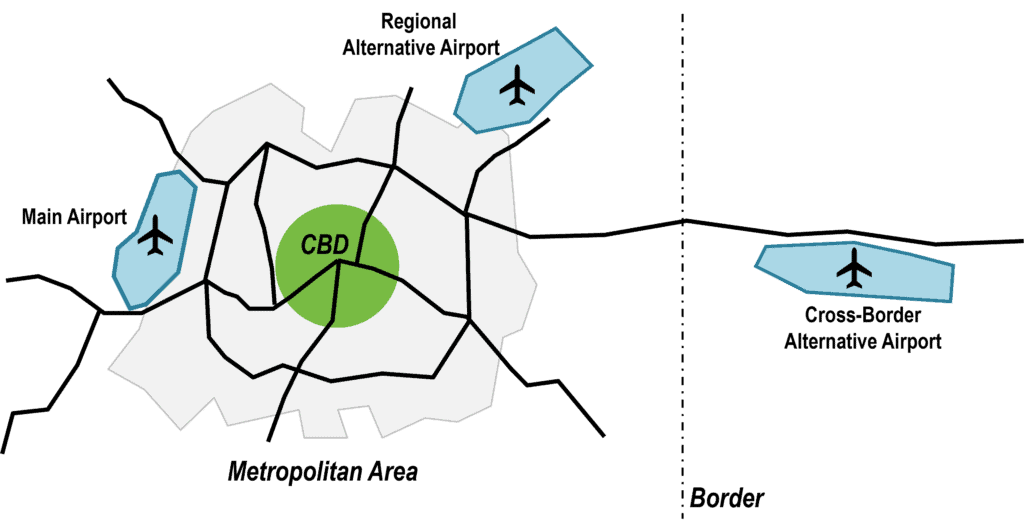 Alternative Airports | The Geography of Transport Systems
