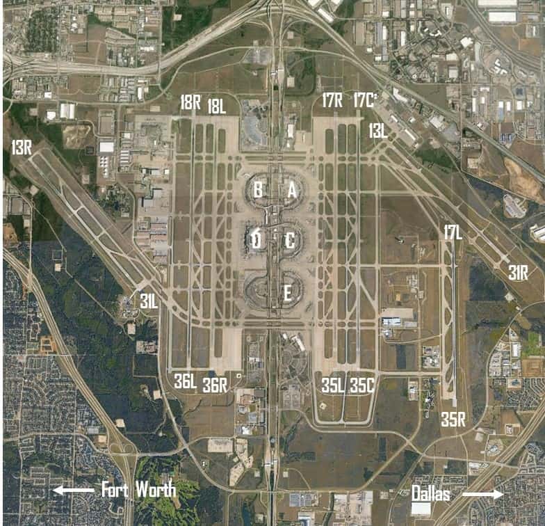 Dallas Fort Worth International Airport The Geography Of Transport 