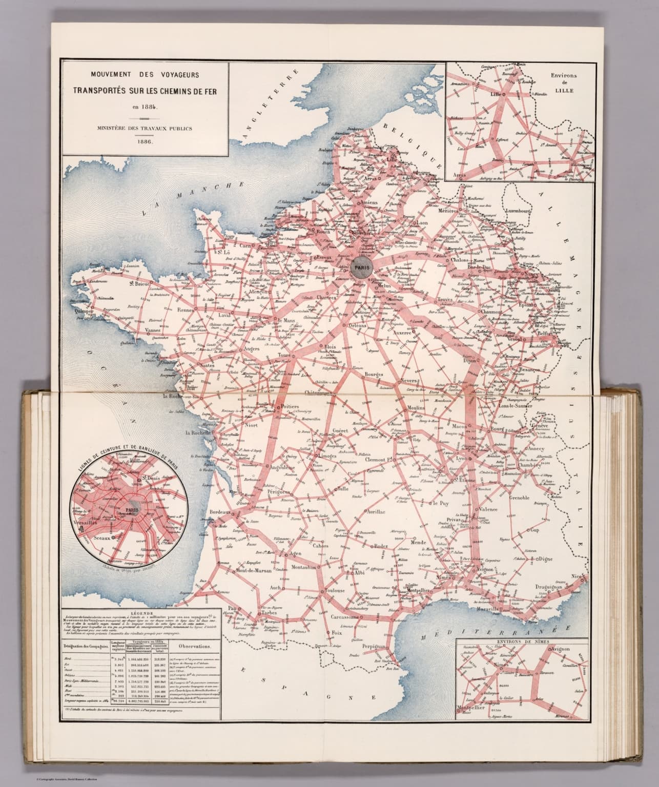 French Rail Network, 1886 | The Geography of Transport Systems