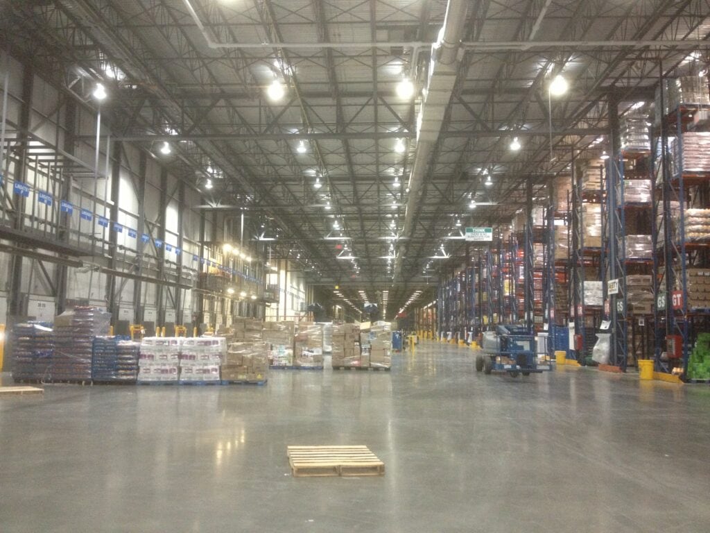 Grocery Section of a Large Food Distribution Center | The Geography of Transport Systems Grocery Food Distribution Center