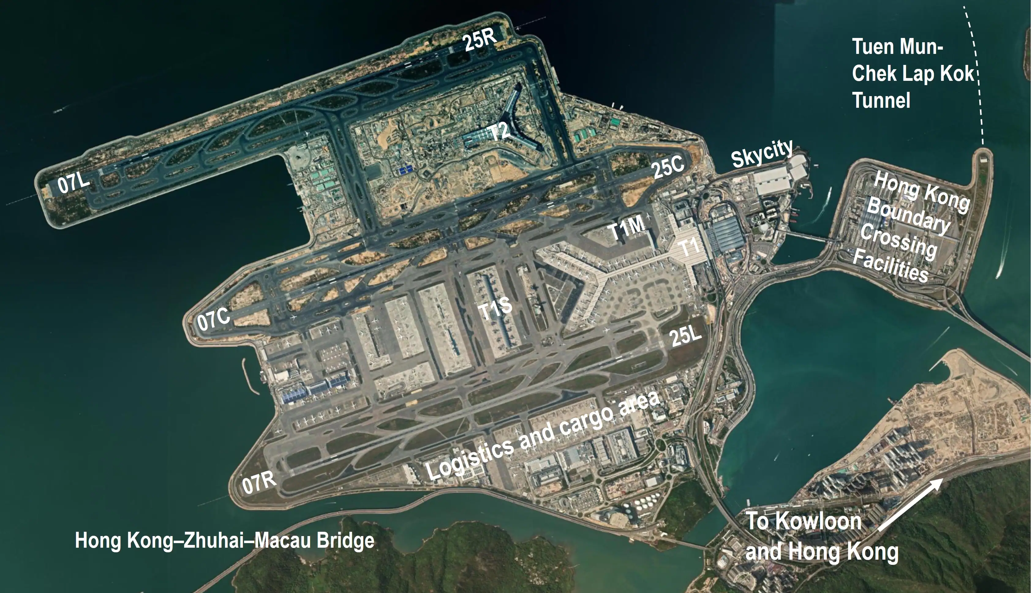 Site of the Hong Kong Chek Lap Kok Terminal | The Geography of