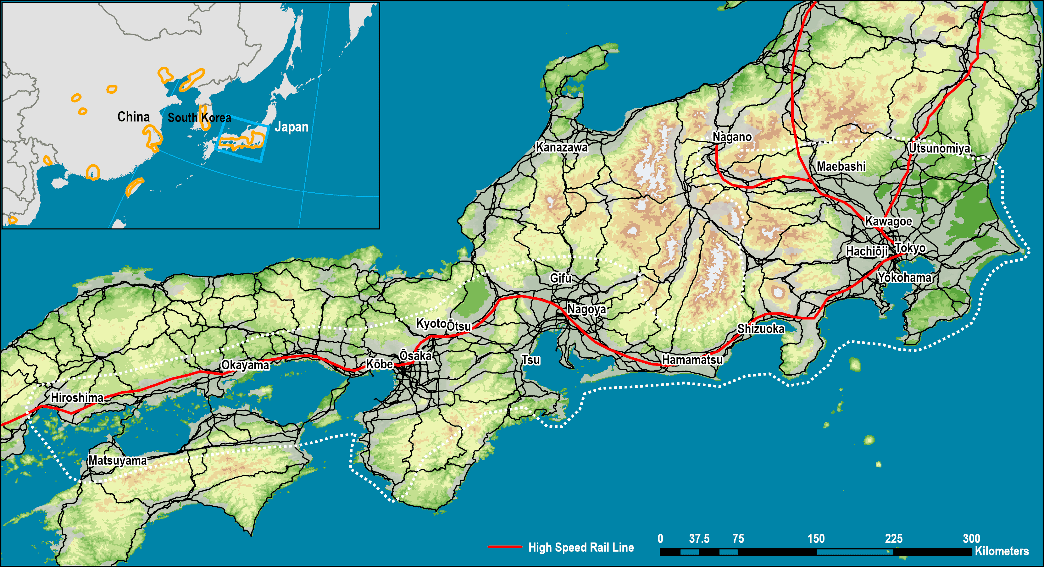 The Tokaido Megalopolis | The Geography of Transport Systems